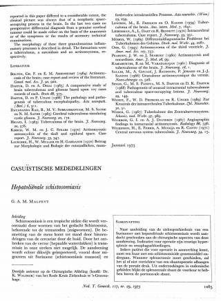 Eerste pagina van het artikel zoals het is gepubliceerd in het tijdschrift