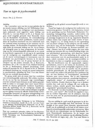 Eerste pagina van het artikel zoals het is gepubliceerd in het tijdschrift