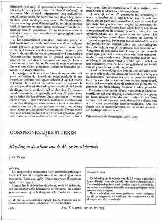 Eerste pagina van het artikel zoals het is gepubliceerd in het tijdschrift