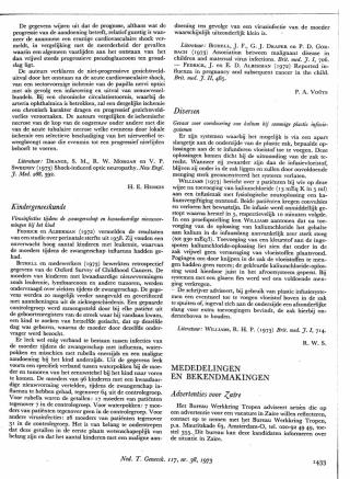 Eerste pagina van het artikel zoals het is gepubliceerd in het tijdschrift