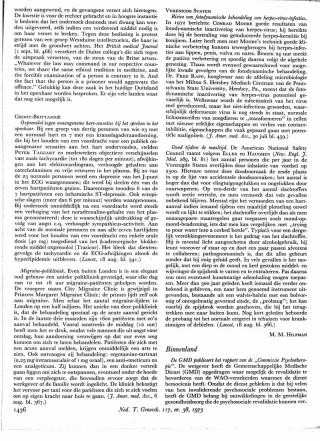 Eerste pagina van het artikel zoals het is gepubliceerd in het tijdschrift