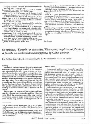 Eerste pagina van het artikel zoals het is gepubliceerd in het tijdschrift