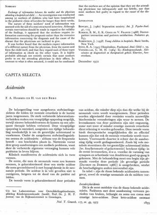 Eerste pagina van het artikel zoals het is gepubliceerd in het tijdschrift