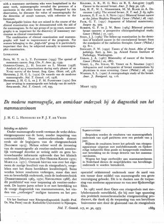 Eerste pagina van het artikel zoals het is gepubliceerd in het tijdschrift