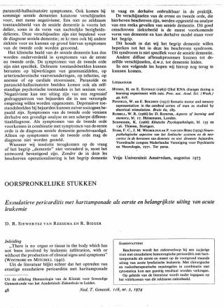 Eerste pagina van het artikel zoals het is gepubliceerd in het tijdschrift