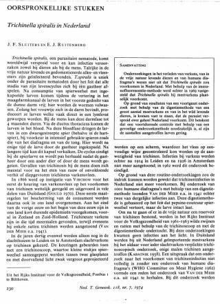 Eerste pagina van het artikel zoals het is gepubliceerd in het tijdschrift