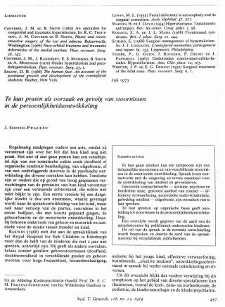 Eerste pagina van het artikel zoals het is gepubliceerd in het tijdschrift