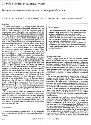 Eerste pagina van het artikel zoals het is gepubliceerd in het tijdschrift