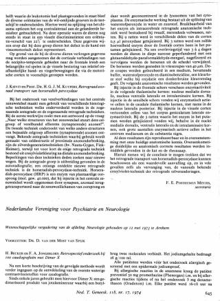 Eerste pagina van het artikel zoals het is gepubliceerd in het tijdschrift