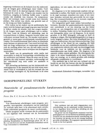 Eerste pagina van het artikel zoals het is gepubliceerd in het tijdschrift