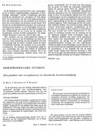 Eerste pagina van het artikel zoals het is gepubliceerd in het tijdschrift