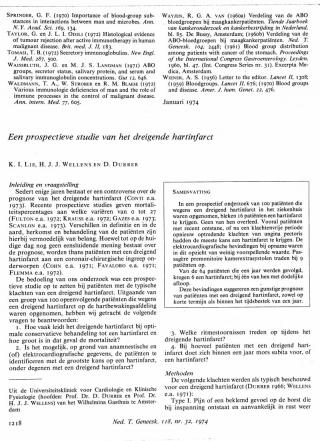 Eerste pagina van het artikel zoals het is gepubliceerd in het tijdschrift