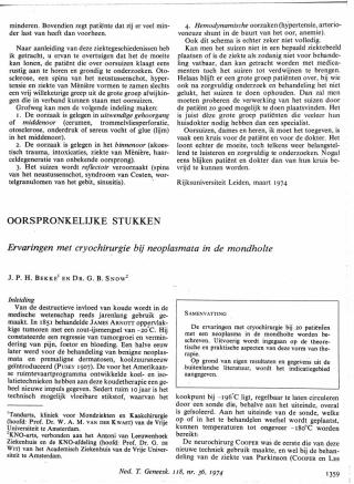 Eerste pagina van het artikel zoals het is gepubliceerd in het tijdschrift