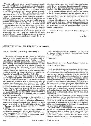 Eerste pagina van het artikel zoals het is gepubliceerd in het tijdschrift