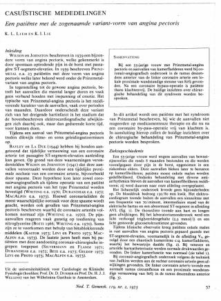 Eerste pagina van het artikel zoals het is gepubliceerd in het tijdschrift