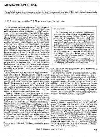 Eerste pagina van het artikel zoals het is gepubliceerd in het tijdschrift