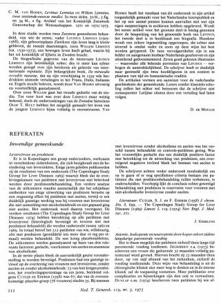 Eerste pagina van het artikel zoals het is gepubliceerd in het tijdschrift