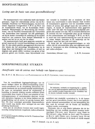 Eerste pagina van het artikel zoals het is gepubliceerd in het tijdschrift
