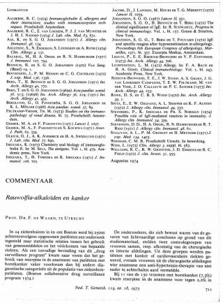 Eerste pagina van het artikel zoals het is gepubliceerd in het tijdschrift