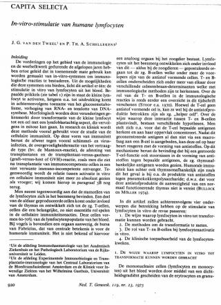 Eerste pagina van het artikel zoals het is gepubliceerd in het tijdschrift