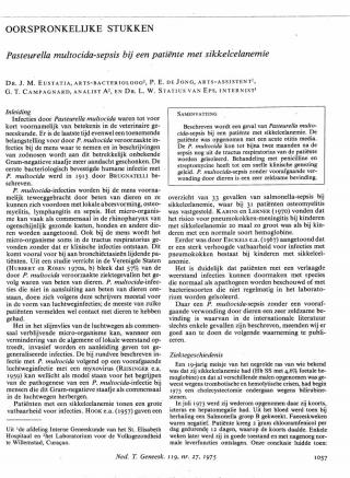 Eerste pagina van het artikel zoals het is gepubliceerd in het tijdschrift