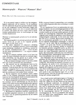 Eerste pagina van het artikel zoals het is gepubliceerd in het tijdschrift