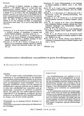 Eerste pagina van het artikel zoals het is gepubliceerd in het tijdschrift