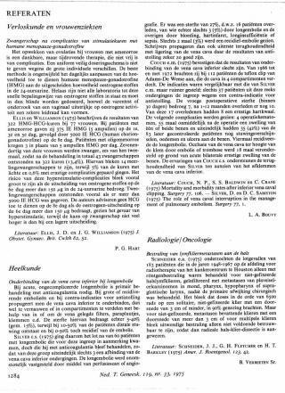 Eerste pagina van het artikel zoals het is gepubliceerd in het tijdschrift