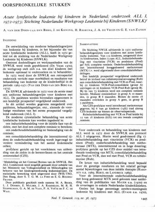 Eerste pagina van het artikel zoals het is gepubliceerd in het tijdschrift