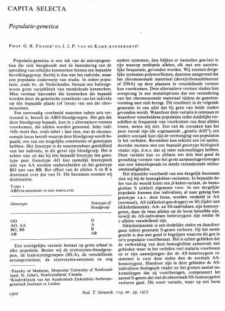 Eerste pagina van het artikel zoals het is gepubliceerd in het tijdschrift