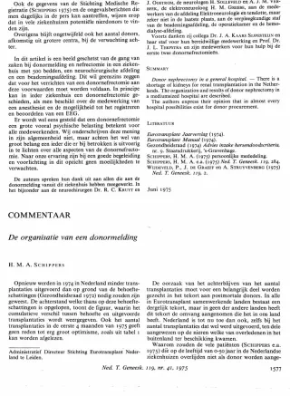 Eerste pagina van het artikel zoals het is gepubliceerd in het tijdschrift