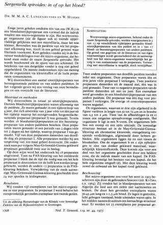 Eerste pagina van het artikel zoals het is gepubliceerd in het tijdschrift