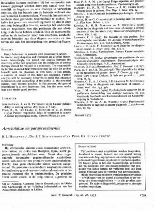 Eerste pagina van het artikel zoals het is gepubliceerd in het tijdschrift