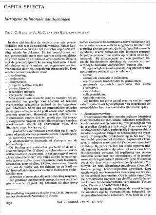 Eerste pagina van het artikel zoals het is gepubliceerd in het tijdschrift