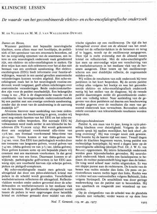 Eerste pagina van het artikel zoals het is gepubliceerd in het tijdschrift