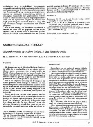 Eerste pagina van het artikel zoals het is gepubliceerd in het tijdschrift