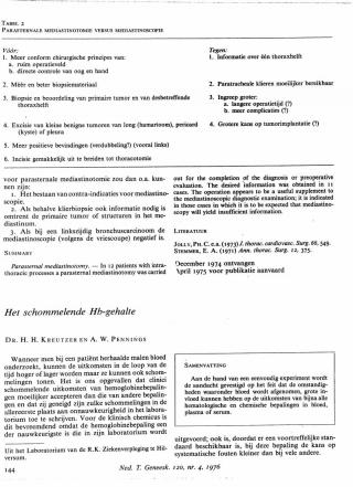 Eerste pagina van het artikel zoals het is gepubliceerd in het tijdschrift