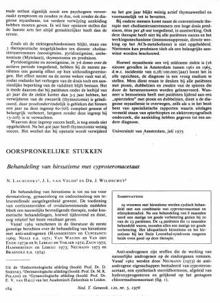 Eerste pagina van het artikel zoals het is gepubliceerd in het tijdschrift