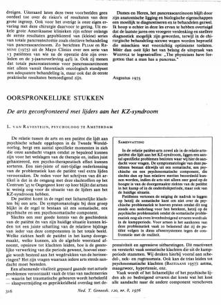 Eerste pagina van het artikel zoals het is gepubliceerd in het tijdschrift