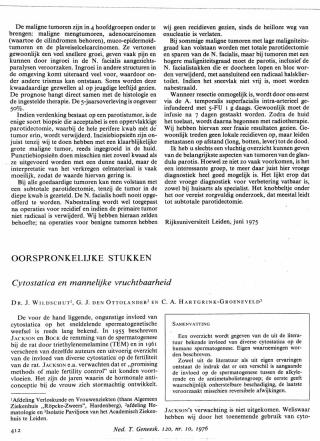 Eerste pagina van het artikel zoals het is gepubliceerd in het tijdschrift