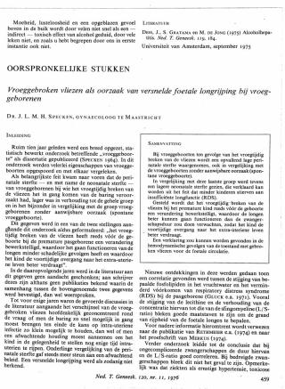 Eerste pagina van het artikel zoals het is gepubliceerd in het tijdschrift