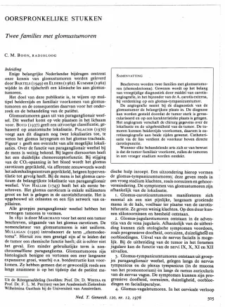 Eerste pagina van het artikel zoals het is gepubliceerd in het tijdschrift
