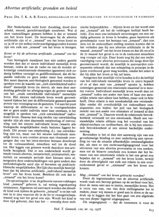 Eerste pagina van het artikel zoals het is gepubliceerd in het tijdschrift
