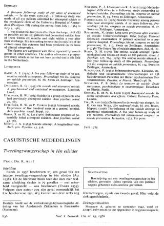 Eerste pagina van het artikel zoals het is gepubliceerd in het tijdschrift