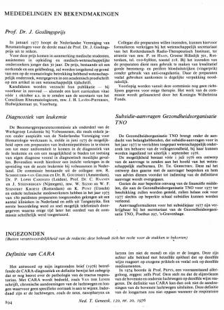 Eerste pagina van het artikel zoals het is gepubliceerd in het tijdschrift