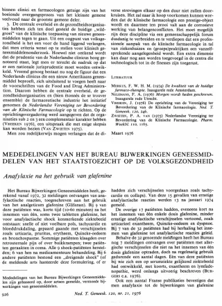 Eerste pagina van het artikel zoals het is gepubliceerd in het tijdschrift