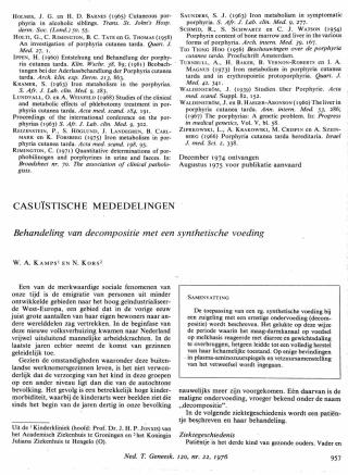 Eerste pagina van het artikel zoals het is gepubliceerd in het tijdschrift