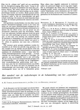 Eerste pagina van het artikel zoals het is gepubliceerd in het tijdschrift