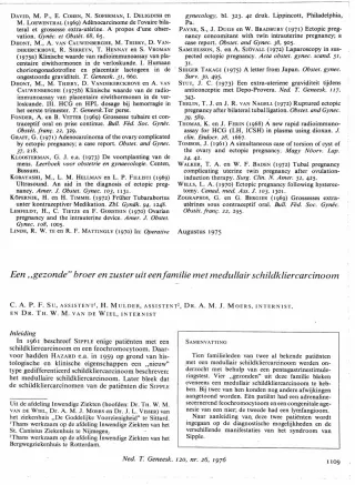 Eerste pagina van het artikel zoals het is gepubliceerd in het tijdschrift
