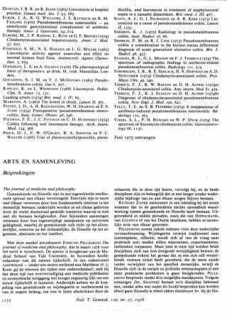 Eerste pagina van het artikel zoals het is gepubliceerd in het tijdschrift